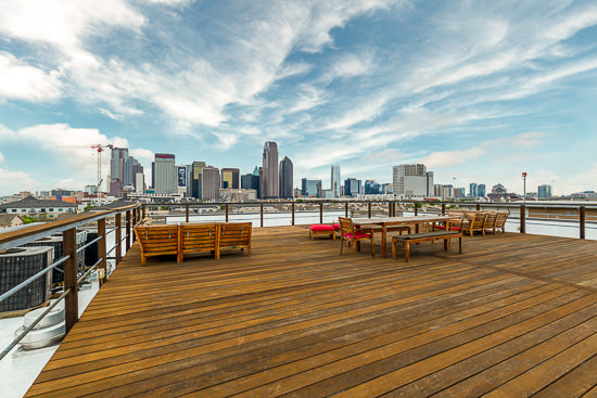 Dallas rooftop daylight